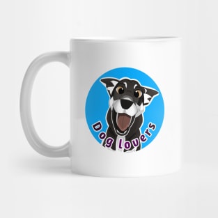 Cartoon cute dog lovers Mug